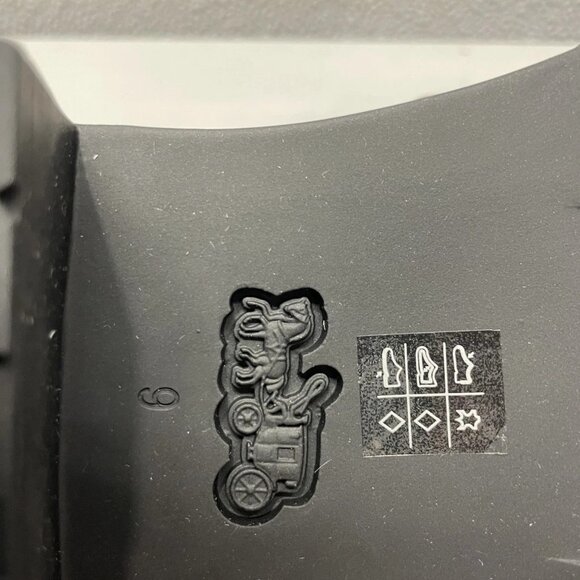 NEW COACH Women’s Textured Loafers – Size 9W – Maple Brown Slip-On Fla - Picture 4 of 4